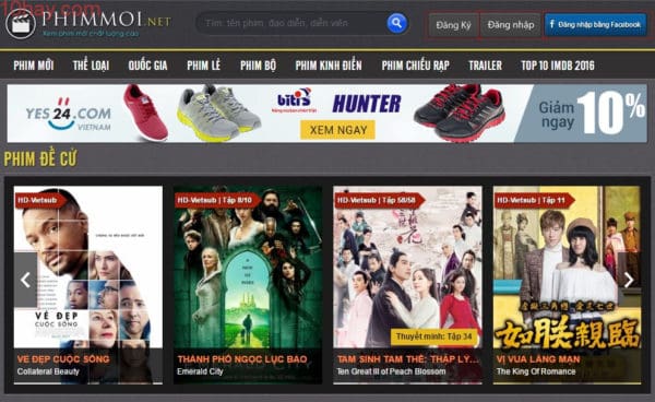 Phimmoi.net là trang xem phim nổi tiếng nhất Việt Nam