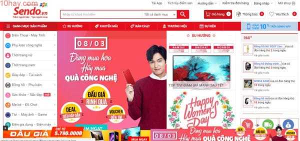 Sendo trang mua sắm uy tín hàng đầu Việt Nam