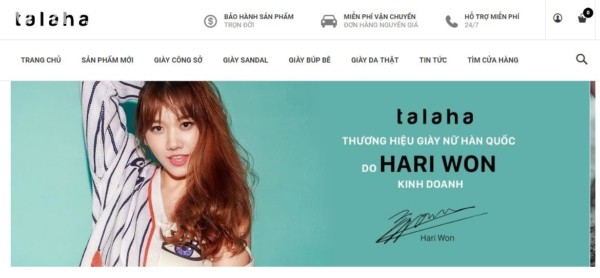 TALAHA - Giày nữ thời thượng cùng Hari Won