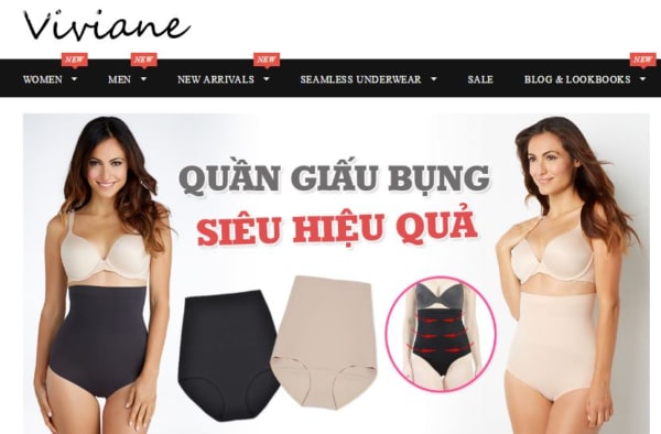 Viviane trang mua sắm đồ nội y nam nữ chất lượng quốc tế