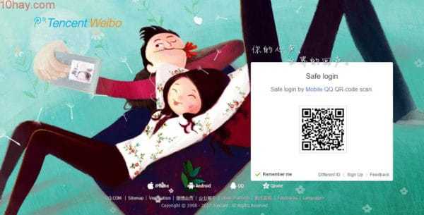 Tencent Weibo là một mạng xã hội kết nối tất cả người dùng với nhau