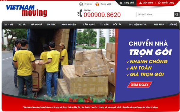 Dịch vụ chuyển nhà trọn gói Vietnam Moving