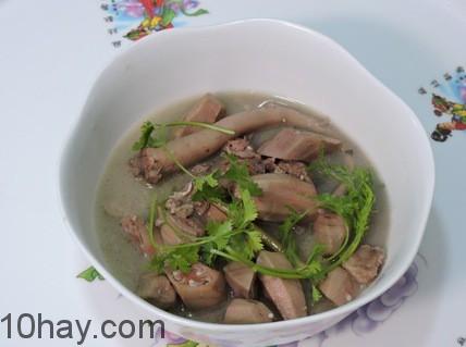 canh chuối nấu xương