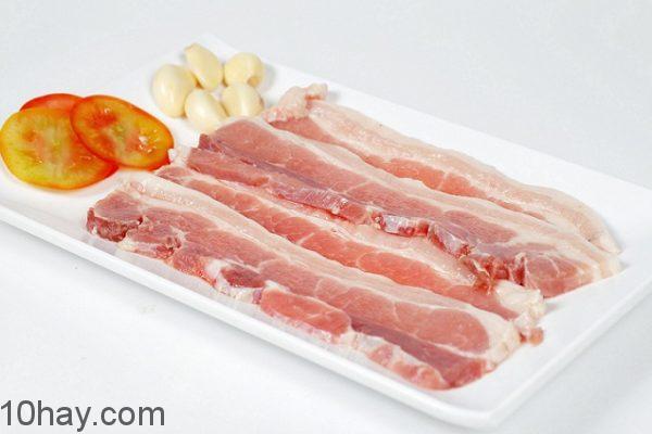Chọn thịt lợn