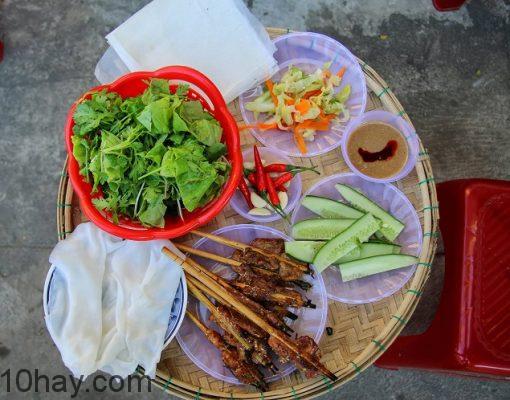 Bánh cuốn thịt nướng Hội An