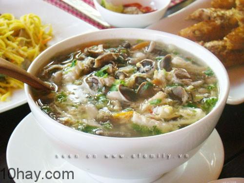 canh nấm tràm hải sải