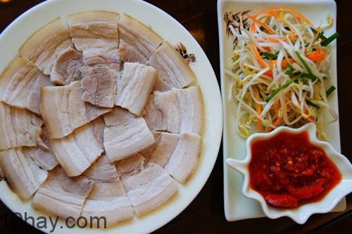 Thịt lợn luộc