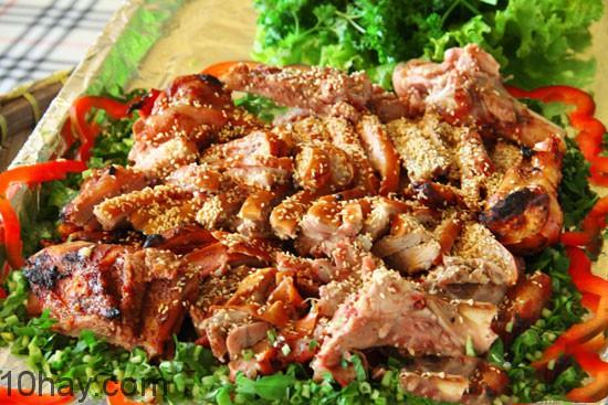 Thịt lợn nướng