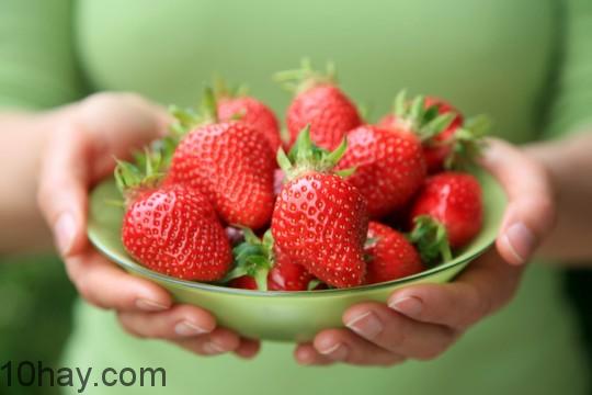 Dâu tây-thực phẩm nhiều vitamin C