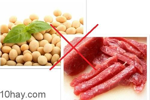 Thịt lợn và đỗ tương