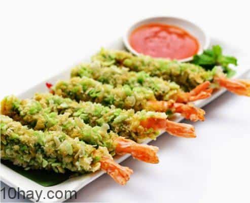 Món ngon đãi tiệc với cốm xanh bắt mắt