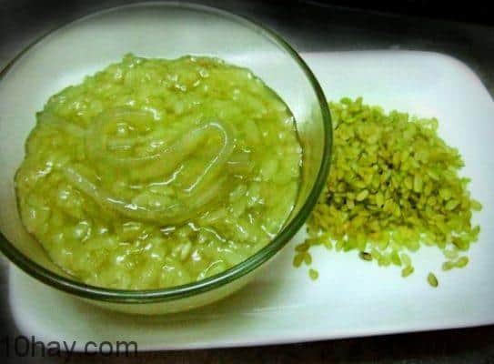 Chè cốm mang hương vị mùa thu Hà nội