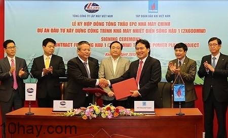 Lễ ký hợp đồng