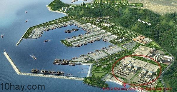 Phối cảnh nhà máy nhiệt điện Quỳnh Lập