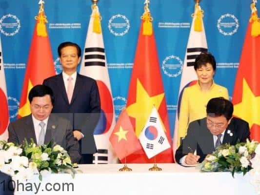 Việt Nam chính thức ký kết FTA với Hàn Quốc