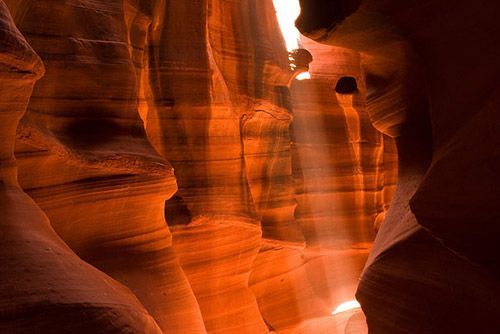 Antelope Canyon ở phía Tây Nam Mỹ
