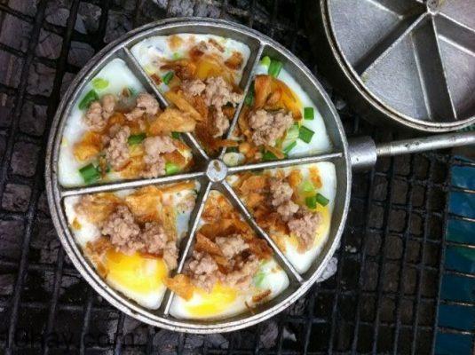 bánh trứng cút nướng