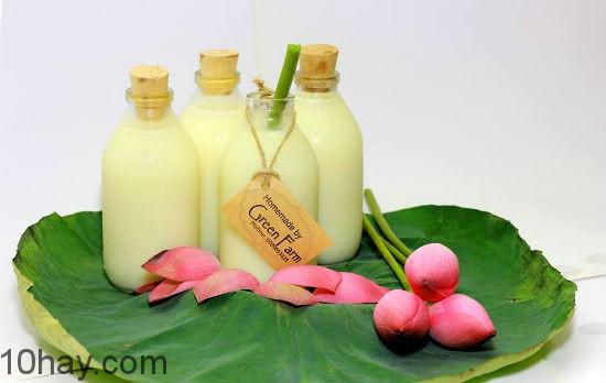 Món sinh tố giải khát từ hạt sen tươi
