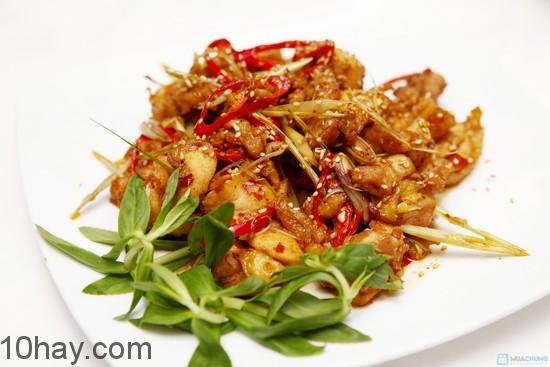 Món thịt gà xào sả ớt thơm ngon, đậm đà