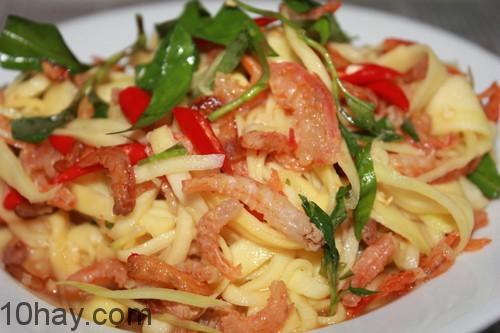 Gỏi xoài xanh tăng cường sinh lực