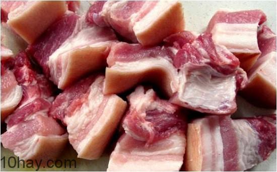 món thịt lợn kho ngon