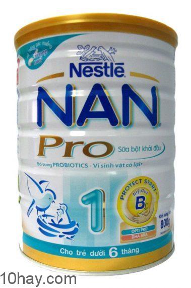 Loại sữa bột tốt nhất cho bé