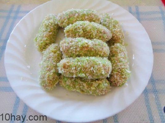 Biến tấu chả cốm vo tròn lăn cốm dẹp