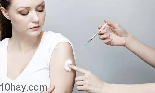Thay thế bằng kim nang bọc hay bắn thuốc xuyên qua da