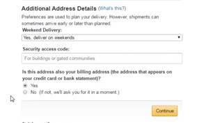 câu hỏi cuối cùng về địa chỉ billing address