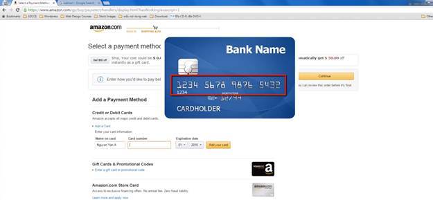 card number