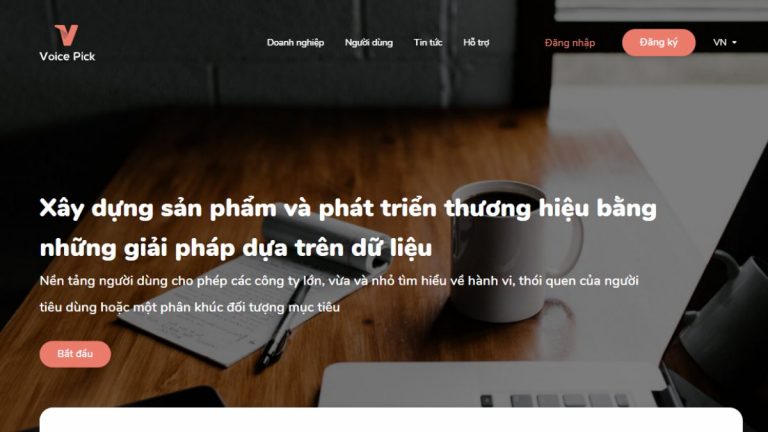 Khảo sát kiếm tiền với Voice Pick