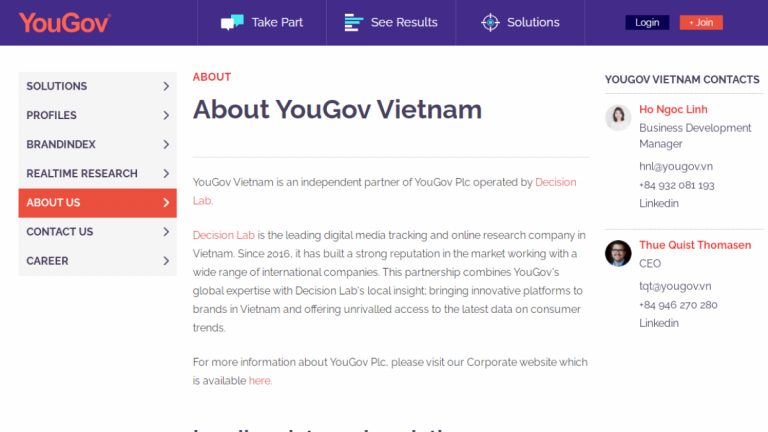 Khảo sát kiếm tiền với YouGov