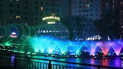 Nhạc nước tại Time City vào Trung Thu