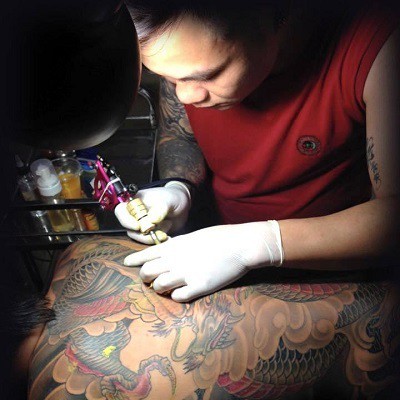 Thái Mèo tattoo