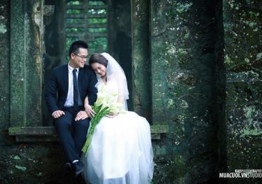 Nhà thờ cũ tại Ba Vì cho bức ảnh cưới thêm huyền bí