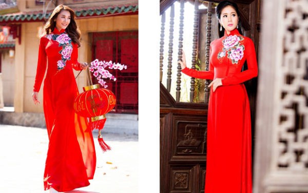 tiệm may áo dài cưới đẹp tại Sài Gòn