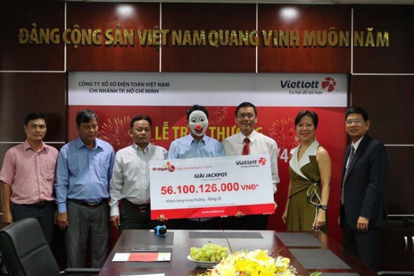 Người trúng số Vietlott 56 tỷ đồng