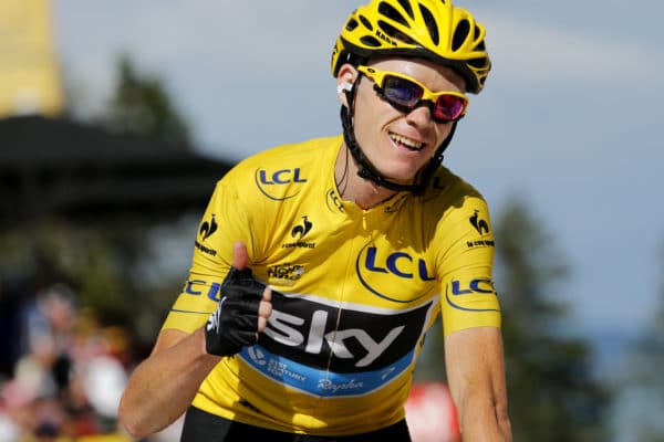 Vận động viên đua xe đạp Christopher Froome