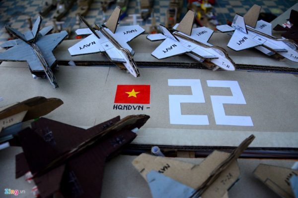 Mô hình sáng chế tàu sân bay mang tên Võ Nguyên Giáp