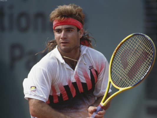 No 10. Andre Agassi