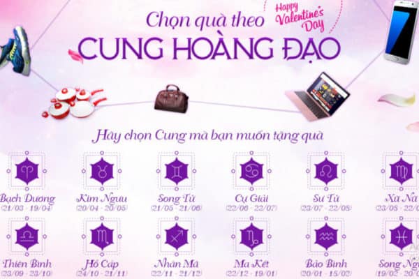 quà Valentine theo cung hoàng đạo năm 2017