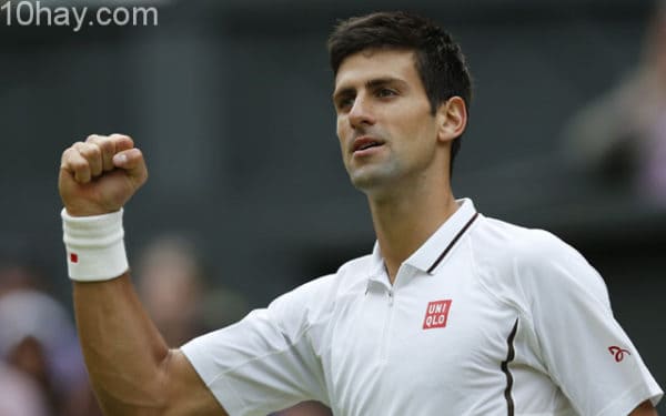 No. 6 Novak Djokovic