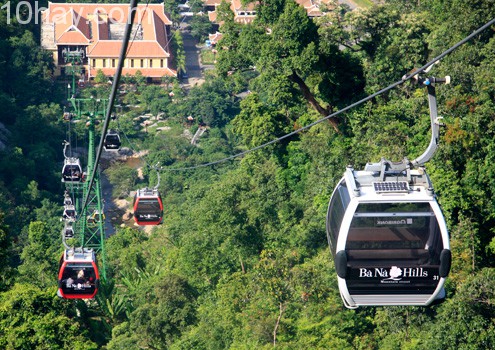Hệ thống cáp treo Bà Nà Hills- Đà Nẵng