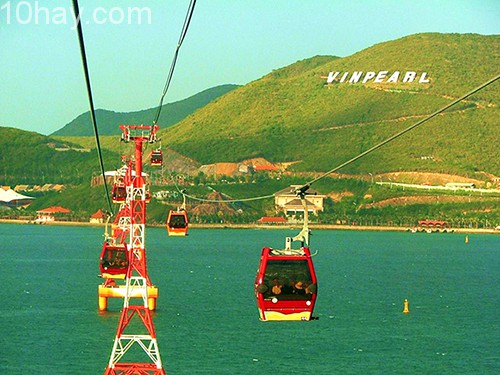 Tuyến cáp treo Vinpearl Land- Nha Trang