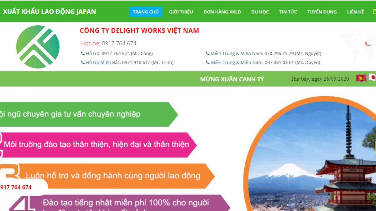 Top 10 công ty xuất khẩu lao động tại Đà Nẵng