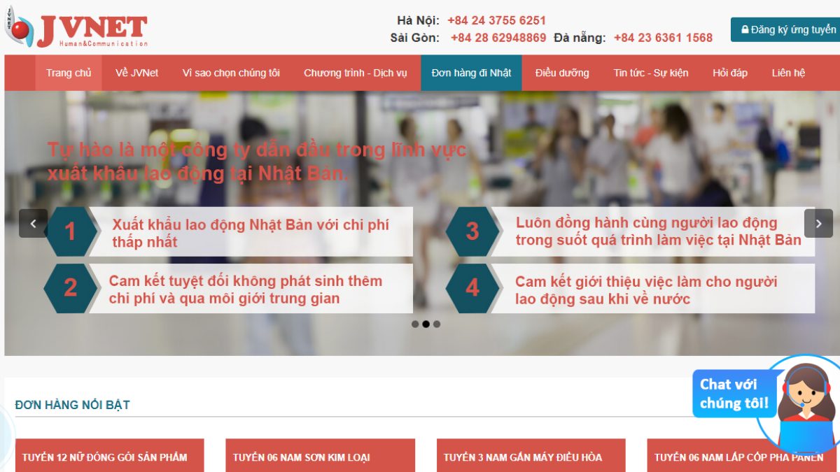 Top 10 công ty xuất khẩu lao động tại Đà Nẵng