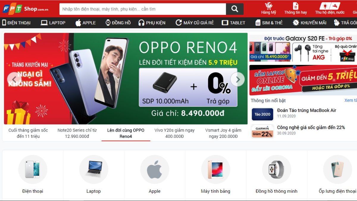 Top 10 website mua sắm trực tuyến tốt nhất 2020