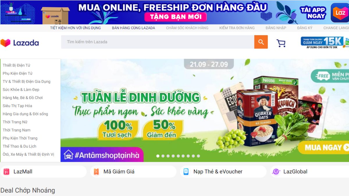 Top 10 website mua sắm trực tuyến tốt nhất 2020